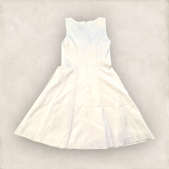 Bebe White Bustier Corset Style Dress Cocktail Party Small Boned Top‎ Sleeveless - Picture 11 of 15